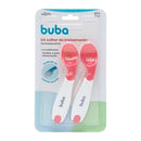 Set 2 cucharas termosensibles rosa Buba