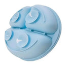 Plato de silicona con ventosa azul Buba