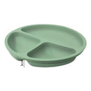 Plato de silicona con ventosa verde Buba