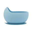 Bowl de silicona con ventosa azul Buba