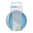 Bowl de silicona con ventosa azul Buba