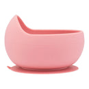 Bowl de silicona con ventosa rosa Buba