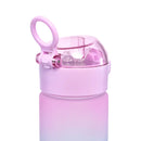 Botella rosa degradado rosa 16oz Buba