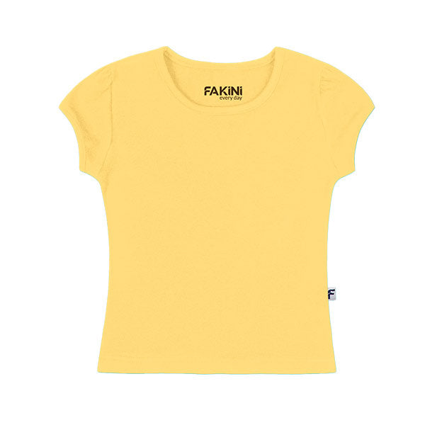 Blusa manga corta amarilla Everyday