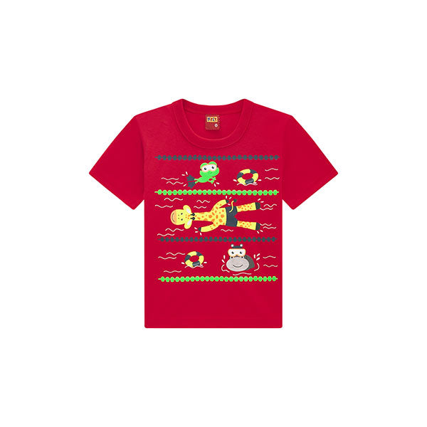 Camisa manga corta roja  Kyly