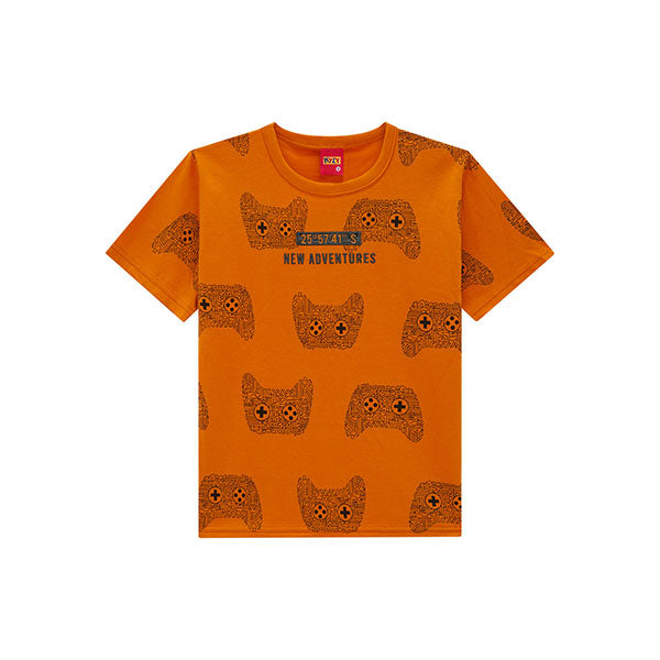 Camisa manga corta cafe Kyly