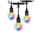 Nexxt Guirnalda LED inteligente exterior 24 bulbos negro