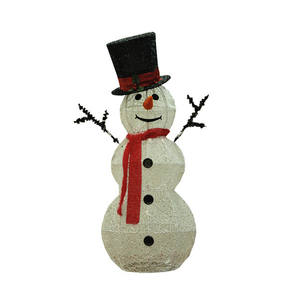 Adorno Muñeco de nieve iluminado EFP-109322