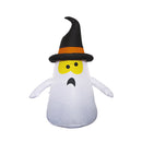Inflable de halloween diseño fantasma con sombrero 1.20m