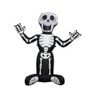 Inflable de halloween diseño calavera 90cm