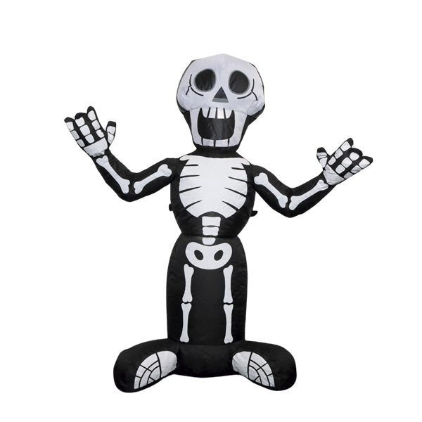 Inflable de halloween diseño calavera 90cm