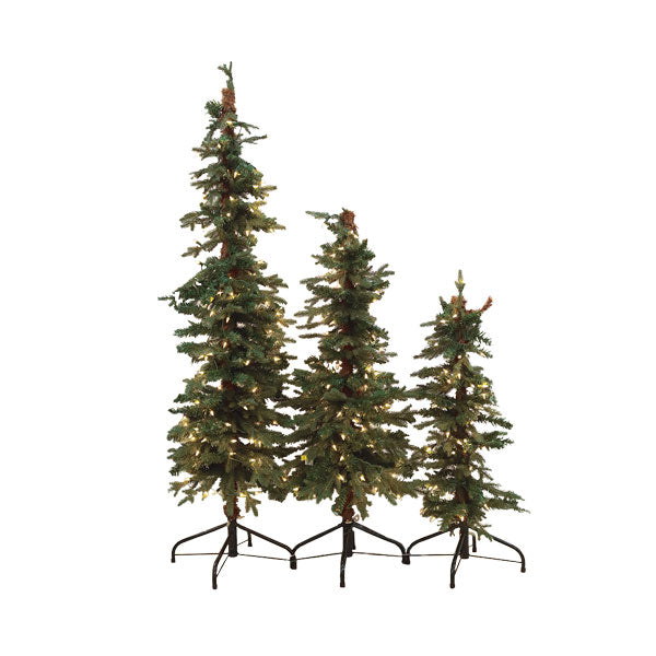 Set de árboles de navidad 3 unidades
