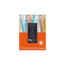 Block encolado 1 lado watercolour 22.9x30 300g 12 hjs paq 4