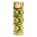 Caja esferas 24 pcs verde