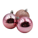 Caja esferas 24 pcs rosada