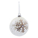 Esfera transparente plata 8cm 597L-FB039-UNI-S