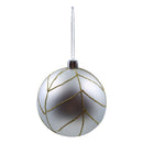 Esfera mate plata 8cm