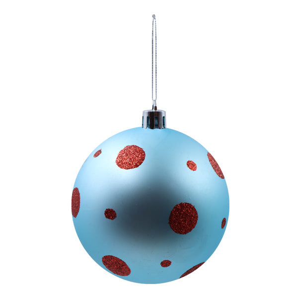 Esfera mate celeste 8cm