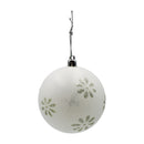 Esfera mate blanca 8cm 408L-DECO51-UNI-W