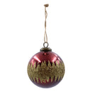 Esfera glitter vino 8cm