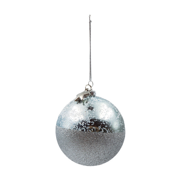 Esfera glitter plata 8cm 408L-20BY-UNI-S