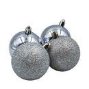 Caja de esferas 40 unidades plata