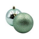 Caja de esferas 12 unidades cian