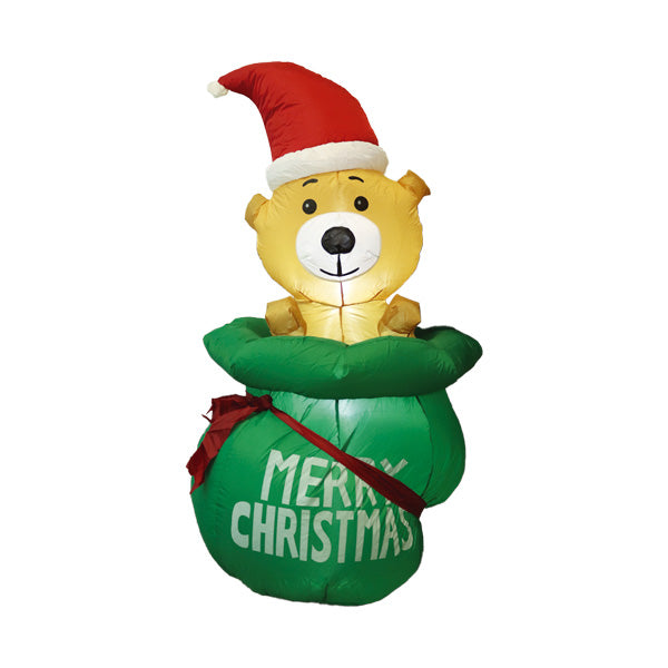 Inflable oso navideño 1.50m 628L-SD-70057-UNI