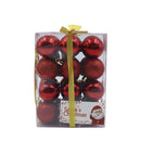 Caja de esferas 24 unidades roja