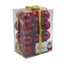 Caja de esferas 24 unidades roja