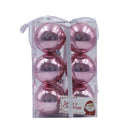 Caja de esferas 12 unidades rosadas