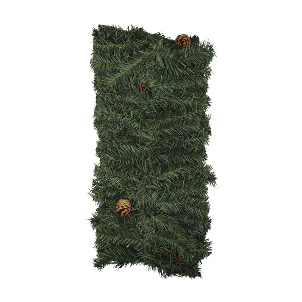 Guirnalda 2.70m 220 ramas pino y bayas