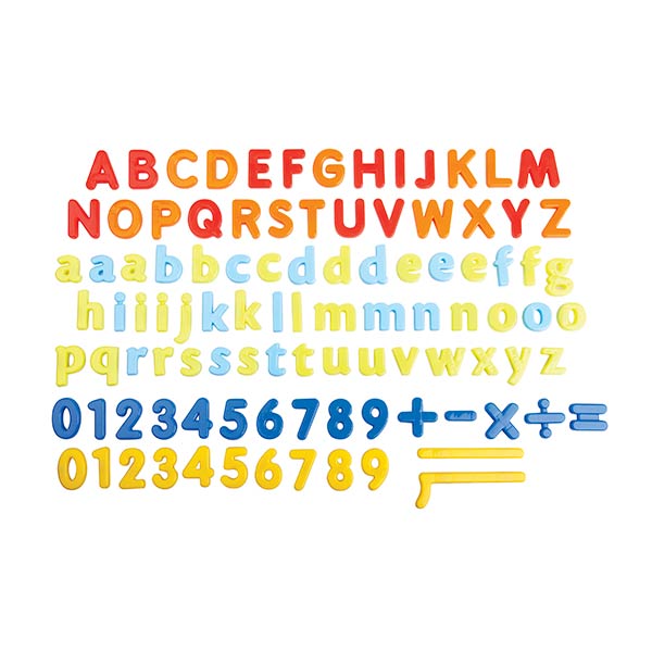 Set números y letras 101 piezas magnéticas