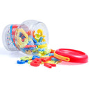 Set números y letras 101 piezas magnéticas