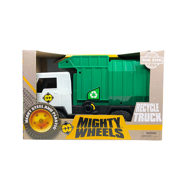 Camión de basura reciclador Mighty Wheels 60308