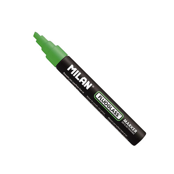 Marcador para vidrio 2-4mm verde Milan.