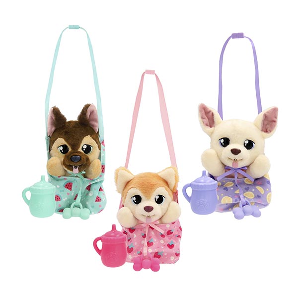 Peluche interactivo con bolso