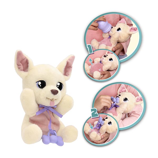 Peluche interactivo con bolso