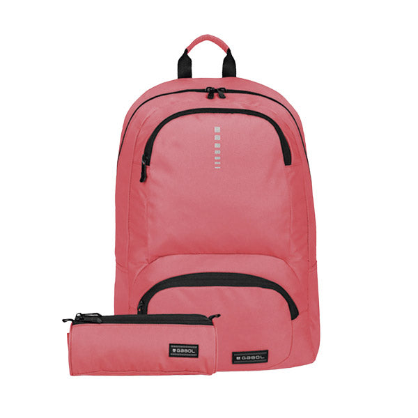 Salveque con cartuchera coral 25 litros Gabol