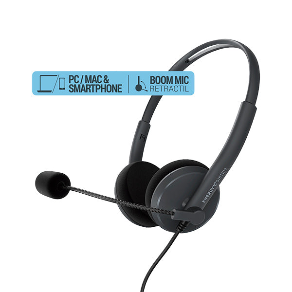 Headset de oficina OFFICE 2 ANTHRACITE Energy Sist