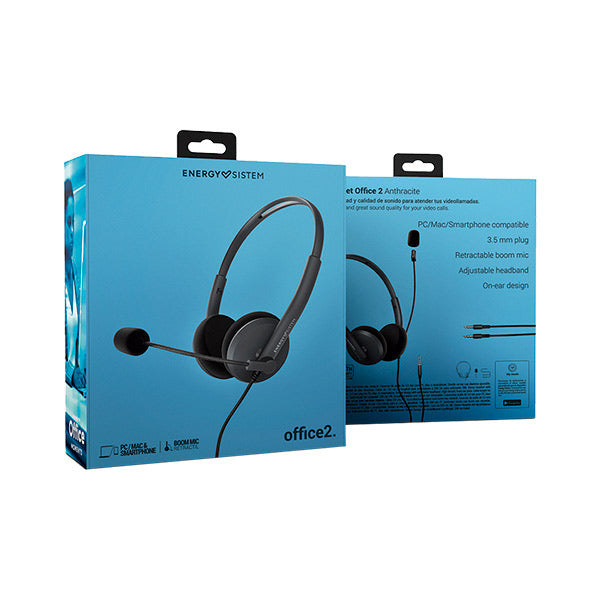 Headset de oficina OFFICE 2 ANTHRACITE Energy Sist