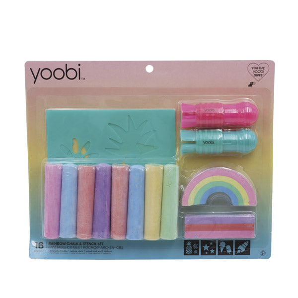 Set tizas con sujetador Yoobi 16 unidades