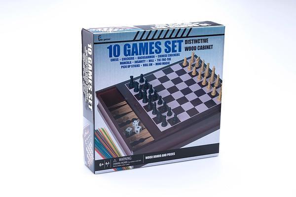 Juego de mesa set 10 en 1