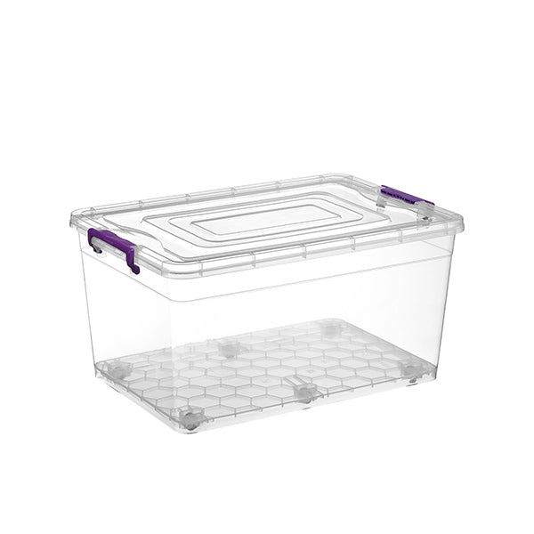 Caja organizadora con ruedas 70L