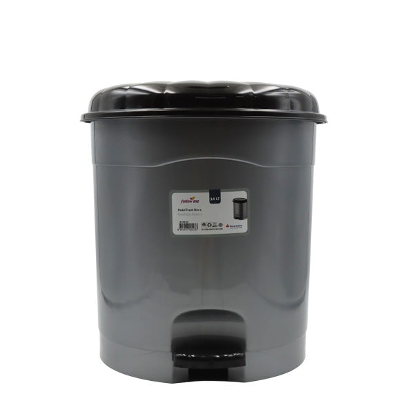 Basurero con pedal 14L
