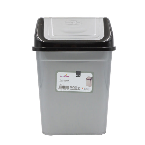 Basurero con tapa Clasico