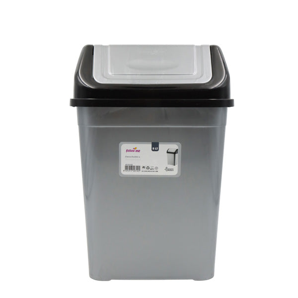 Basurero con tapa Clasico