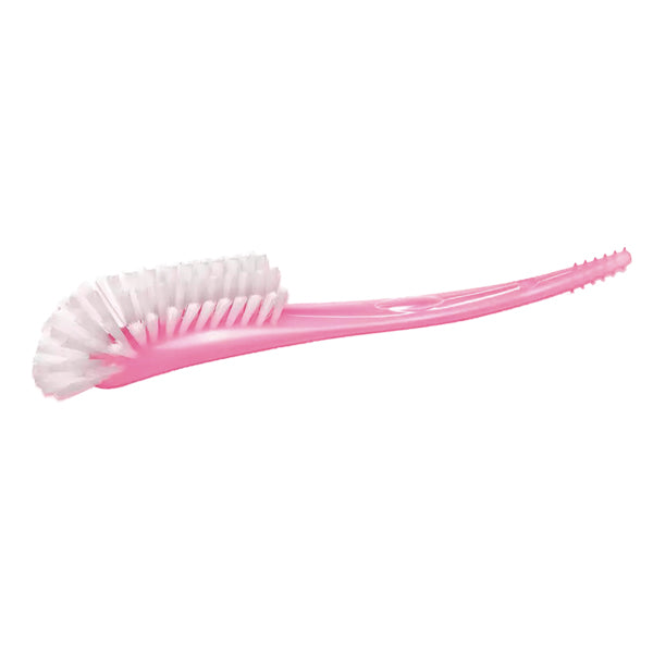 Escobilla de biberones y tetinas rosado