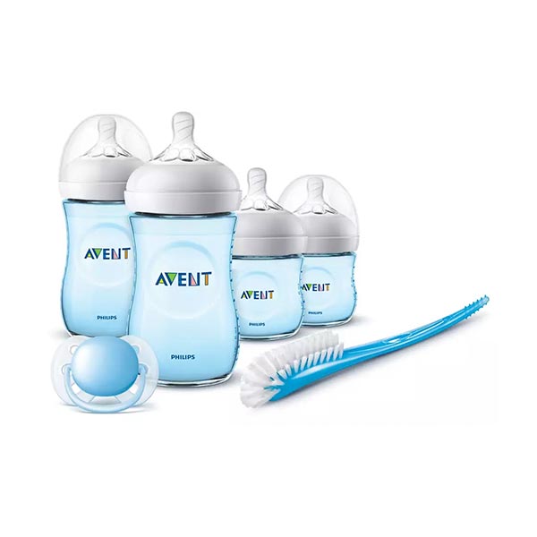 Set de inicio para recién nacidos natural azul Avent