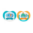 Set 2 chupetas 6 a 18m diseño tortuga Avent